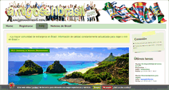 Desktop Screenshot of amigosenbrasil.com