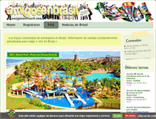 Tablet Screenshot of amigosenbrasil.com